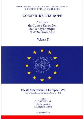 Escala Macrosísmica Europea 1998 EMS – 98 - Ingeominas