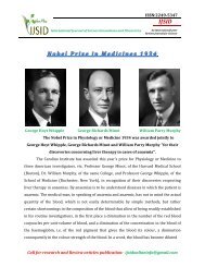 The Nobel Prize in Physiology or Medicine 1934 ... - Ijsidonline.info