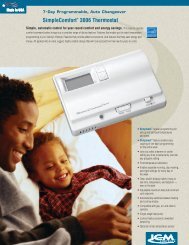 SimpleComfortÂ® 3006 Thermostat - Patriot Supply