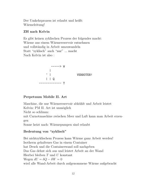 . STATISTISCHE MECHANIK & THERMODYNAMIK Vorlesung ...