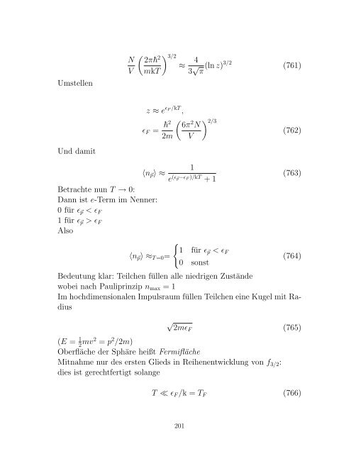 . STATISTISCHE MECHANIK & THERMODYNAMIK Vorlesung ...