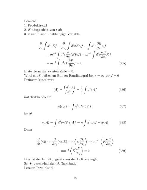 . STATISTISCHE MECHANIK & THERMODYNAMIK Vorlesung ...