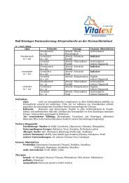 Praxis-Info Schleimhaut-Abwehr - Vitatest