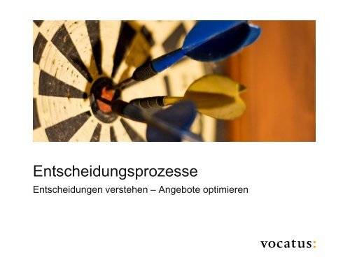 Seminarbeschreibung herunterladen - Vocatus AG
