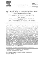 Py–GC/MS study of Eucalyptus globulus wood treated - Instituto de ...