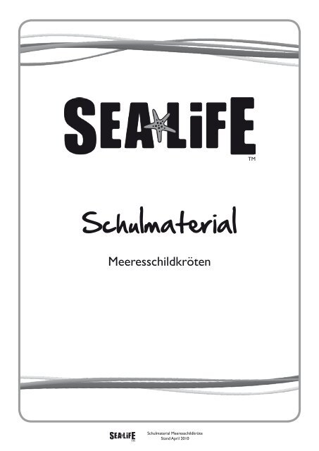 Schulmaterial - Sea Life