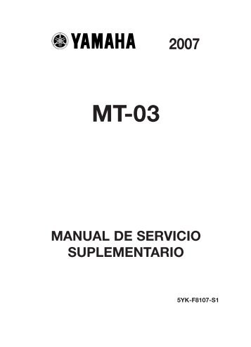 SMT03 SERVICE MANUAL COP SP - Moteros Bajo Cero