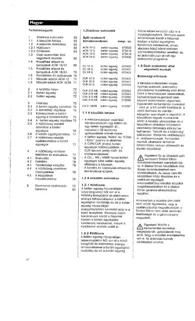 ACW 10/12/18/24 G... CU szerelÃ©si utasÃ­tÃ¡s - Stiebel Eltron