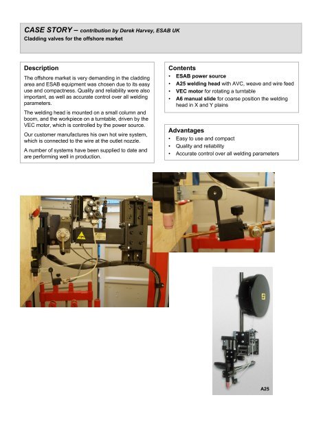 mechanised and orbital tig