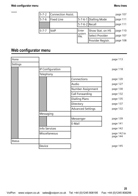 Siemens Gigaset C475IP - C47 User Manual (PDF) - VoIPon.co.uk