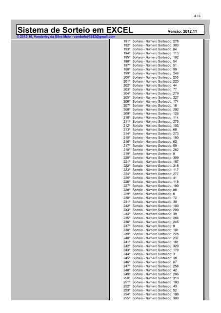 Lista dos sorteados para aquisição do lote doado pela prefeitura