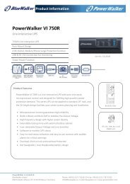 PowerWalker VI 750R - PowerWalker UPS