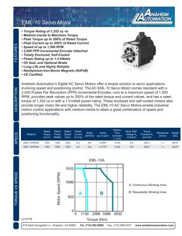 L010738 - EML-10 Servo Motor.pdf - Anaheim Automation
