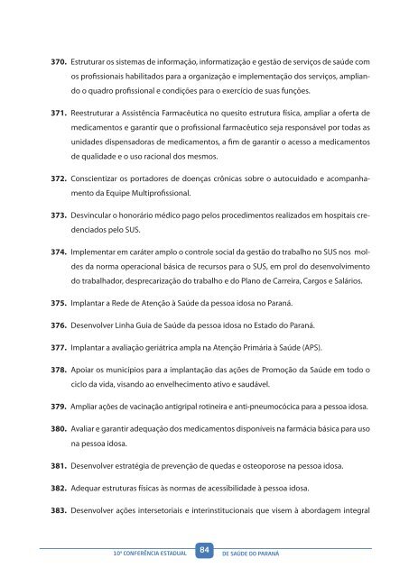 RelatÃ³rio Final - 10Âª ConferÃªncia Estadual de SaÃºde - Governo do ...