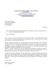 OIC comments on EFRAG Draft comment letter on IASB ED of ...