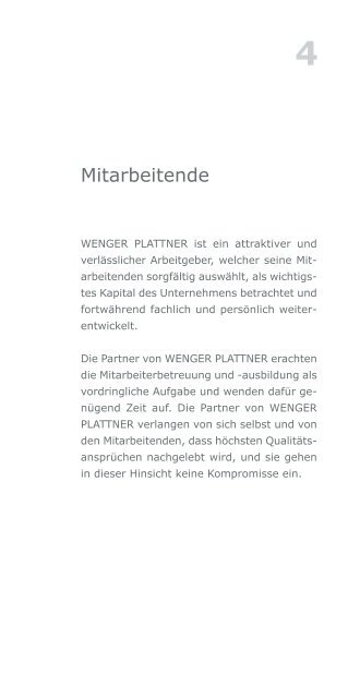 Leitbild - Wenger Plattner