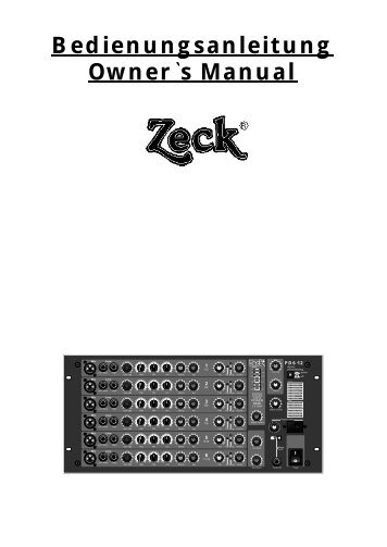 PD 6Ã‚Â·12 - Zeck Audio