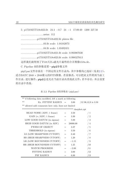 中国科学院研究生院博士学位论文 - BATC home page