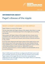 Paget's disease of the nipple - Cancer Australia