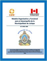 modelo organizativo, administrativo y funcional ... - Pasos Honduras