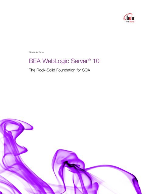 BEA WebLogic Server® 10 - IT World Canada