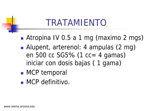 BLOQUEO AURICULOVENTRICULAR - Reeme.arizona.edu