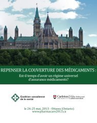 programme officiel de la conférence - Canadian Health Coalition