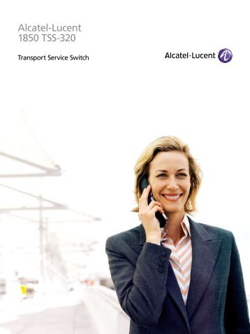 Alcatel-Lucent 1850 TSS-320 Brochure - telecomnetworks