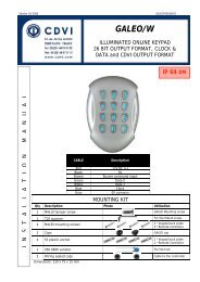 CDVi Galeo W instructions.pdf - Intercoms R Us