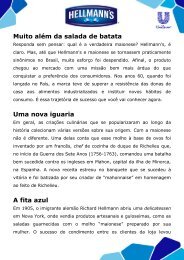 HistÃ³ria completa de Hellmann's (PDF) - Unilever