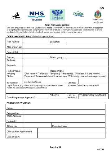 Adult Cat Questionnaire And Risk Assessment Survey For Cats Less Risk Assessment Template For Vulnerable Adults