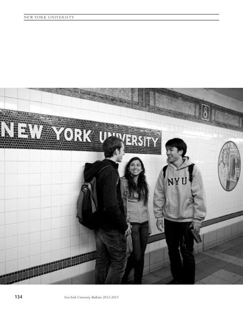 New York University Bulletin - Gallatin School of Individualized ...