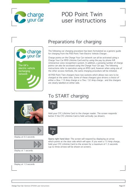 Charge your car sale network