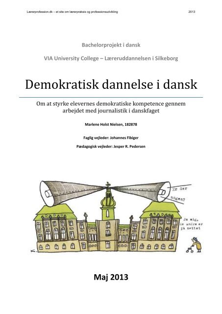 Demokratisk dannelse i dansk. Om at styrke elevernes ... - Folkeskolen