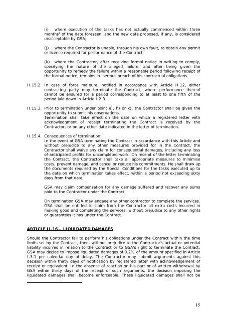 Draft Contract GSA-OP-06-07 - European GNSS Agency