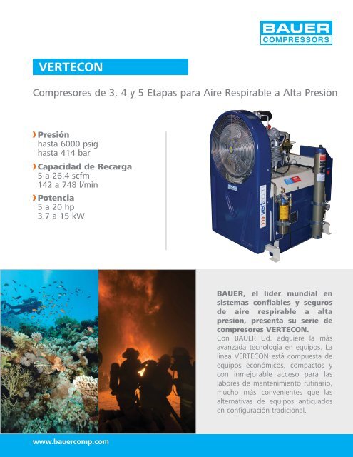 Download PDF for more information - BAUER Compressors