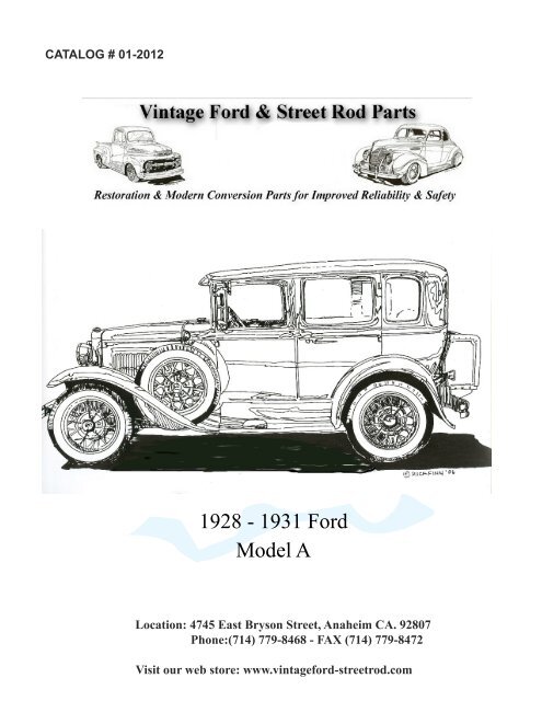 1928-31 Model A Cars & Truck 2012 - Vintage Ford & Street