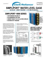 SIMPLIPORT® WATER LEVEL GAGE - Clark Reliance