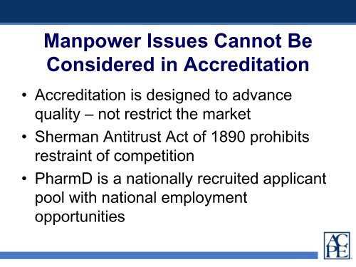 ACPE Communications - Accreditation Council for Pharmacy ...