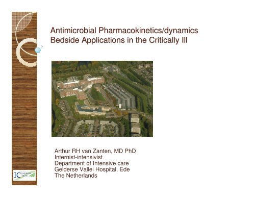 Antimicrobial Pharmacokinetics/dynamics Bedside ... - SWAB