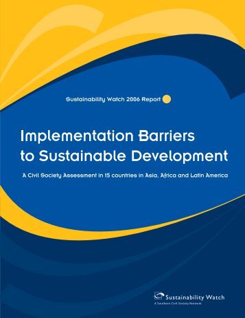 IMPLEMENTATION BARRIERS TO SUSTAINABLE ... - Civicus