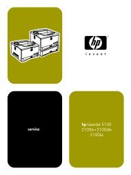 HP LJ 5100 service manual - Feedroller