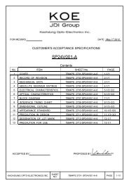 SP24V001-A - Kaohsiung Opto-Electronics