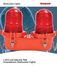 Obstruction Lights - Sensors Tecnics, Honeywell