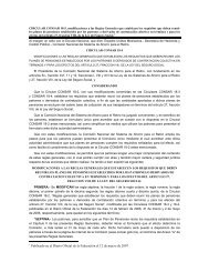 CIRCULAR CONSAR 18-5, modificaciones a las Reglas Generales ...