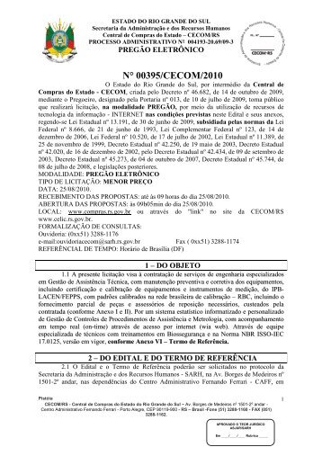 Edital - Celic/RS