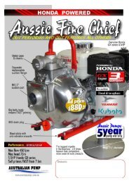 Aussie Quik Prime Fire Fighting Pumps PDF - Aussie Pumps