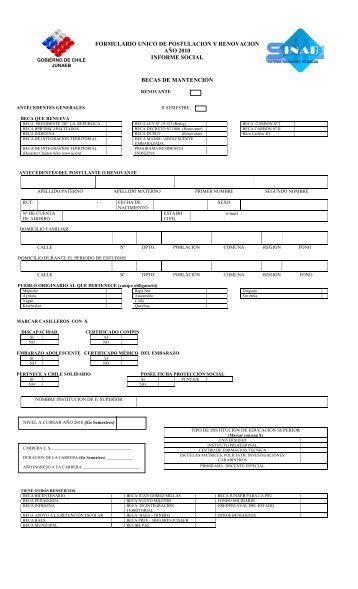 FORMULARIO UNICO DE POSTULACION Y ... - Altavoz