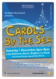 Saturday 1 December, 6pm-9pm - Rockdale City Council