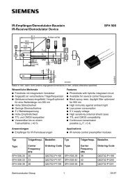 SFH 506 IR-EmpfÃ¤nger/Demodulator-Baustein IR-Receiver ...